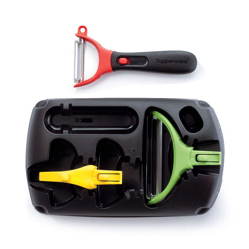 Tupperware Click Series 3-in-1 dunschiller schilmesjes