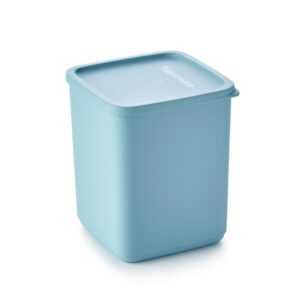 Tupperware Cubix 1,8 l vierkante voorraadbus hoog blauw