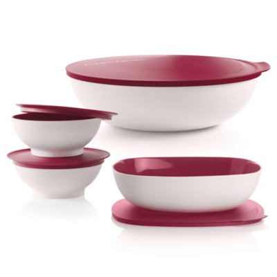 Tupperware Allegra Kommen set 4-delig