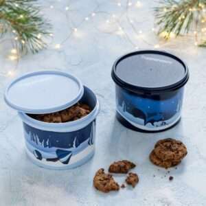 Tupperware Koektrommels Kerst Winter
