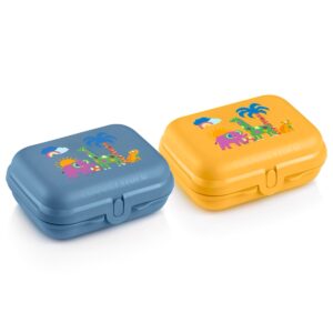 Tupperware Kinder broodtrommels jungle dieren