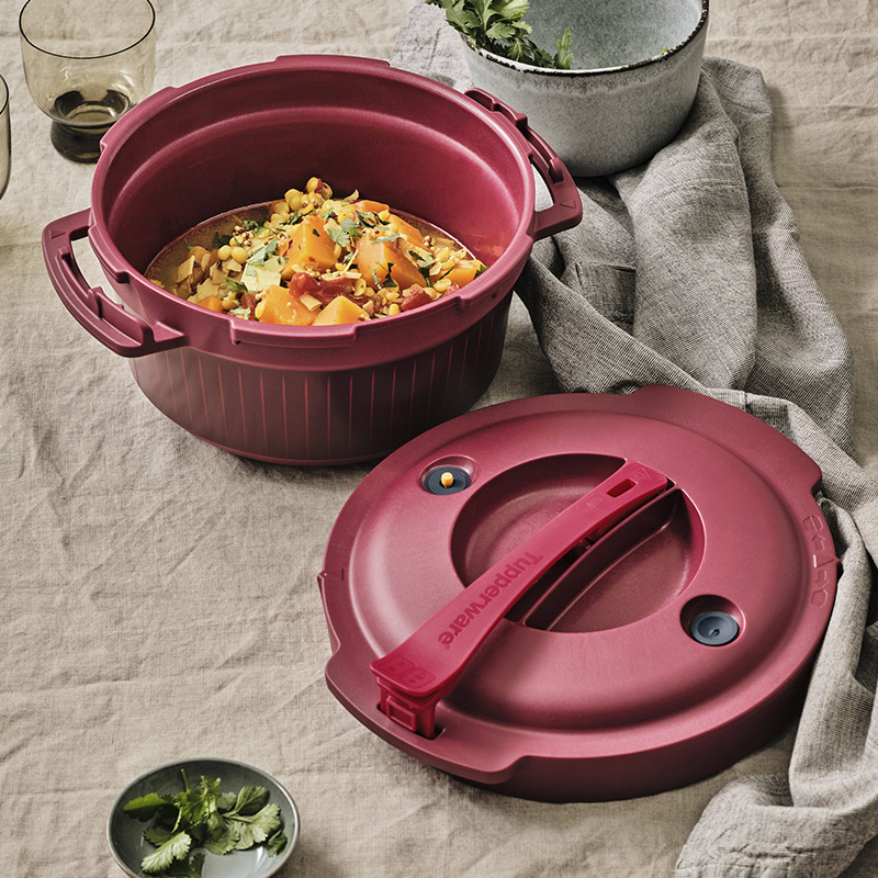 Snelkookpan Tupperware magnetron schaal micro minuut
