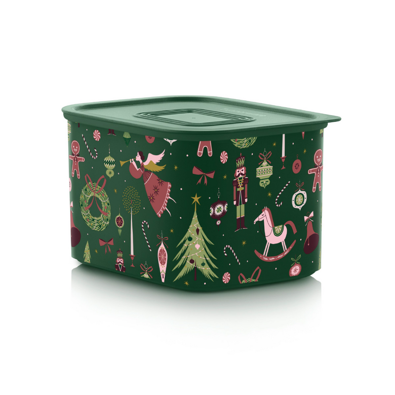 Tupperware ClickPlus Koektrommel Kerst2