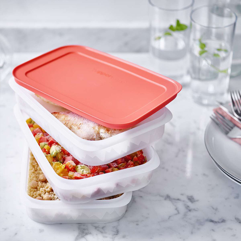 Tupperware diepvriesbakjes stapelbaar