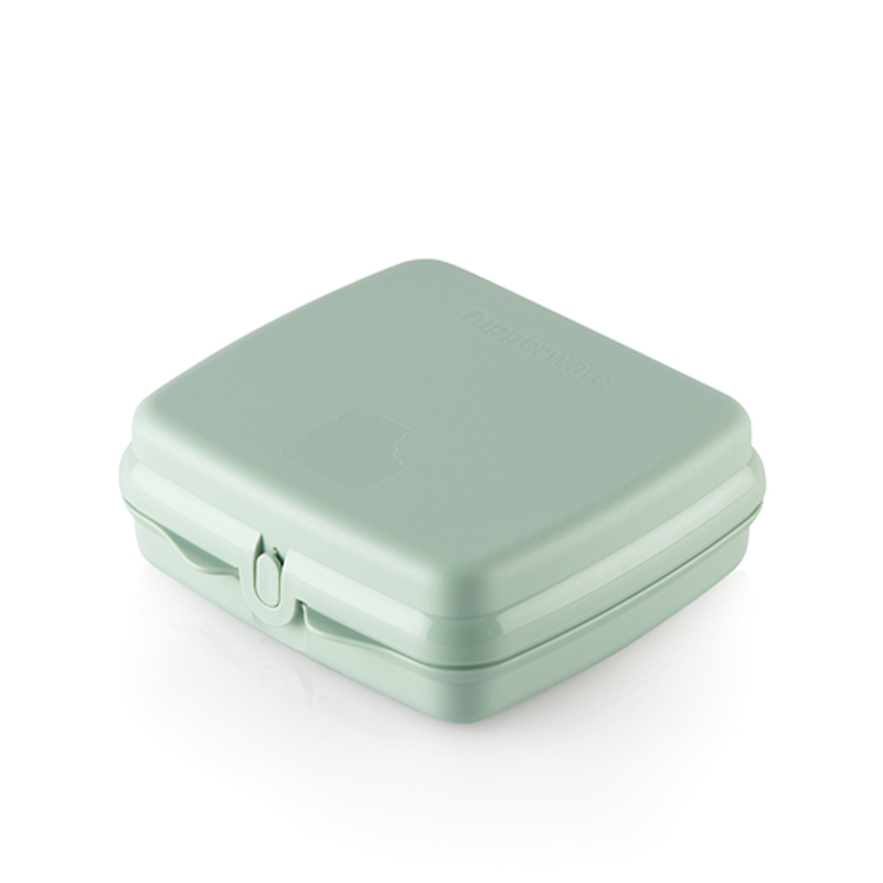 Tupperware Eco Sandwichdoos Broodtrommel vierkant Mint