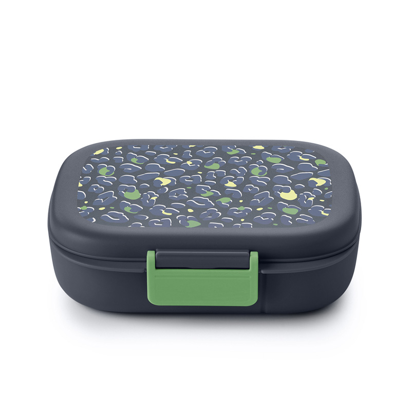Tupperware Lunchbox met luipaard print 123 lunchbox