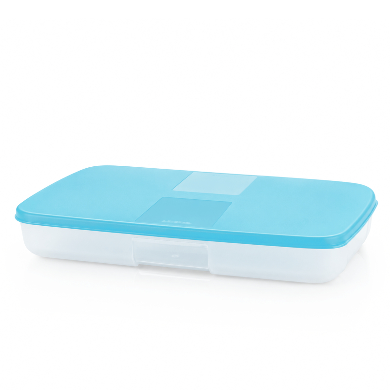 Tupperware koelkastdoos 1,3 l diepvriesbak platte broodtrommel groot
