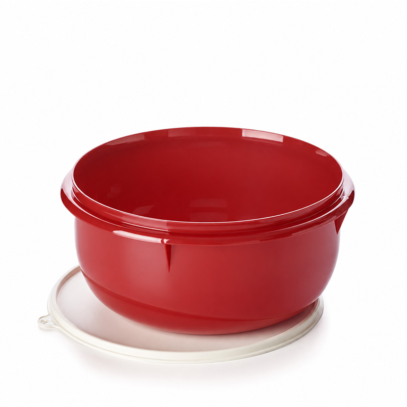 Tupperware Beslagkom 3,2 l Mixing Bowl mengkomen mixerkom rood