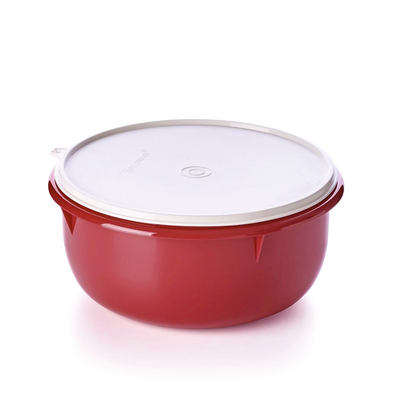 Tupperware Mengkom Mixing Bowl rode beslagkom kom