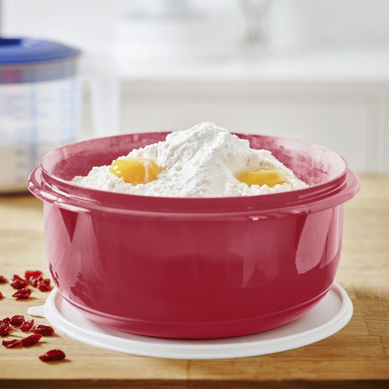 Tupperware Mengkom roze mixing bowl mixerkom beslagkom