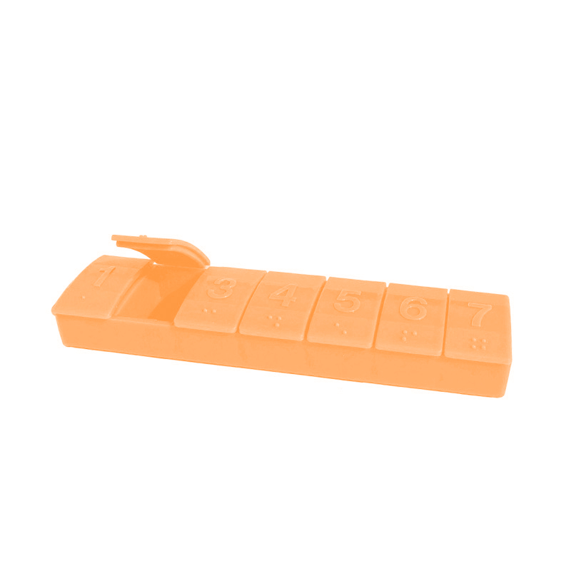 Tupperware 7 daags Pillendoosje Oranje