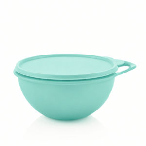 Tupperware Superkom 3 l mintgroen lichtblauw turquoise kom bakje met deksel